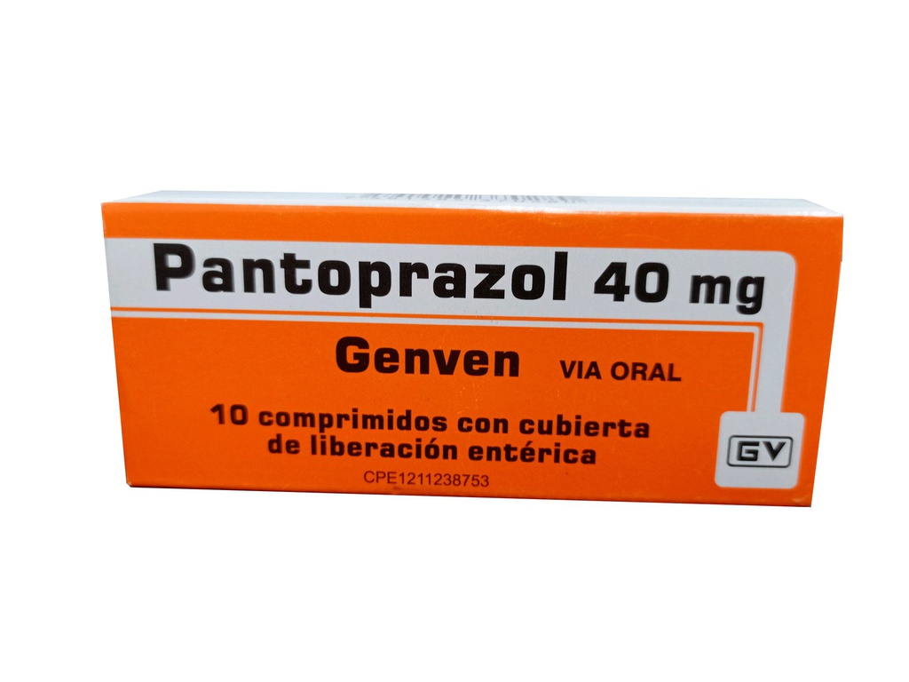 PANTOPRAZOL 40MG x 10 COMPRIMIDOS GENVEN