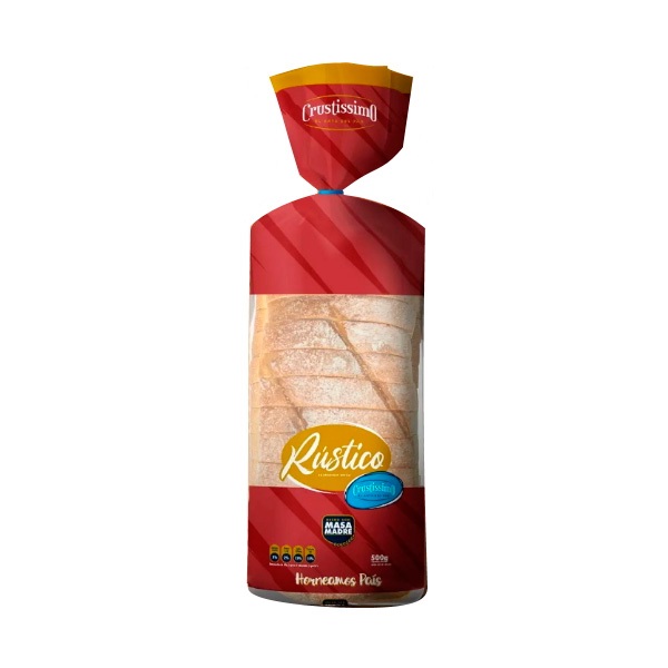PAN SANDWICH CRUSTISSIMO 500GR RUSTICO