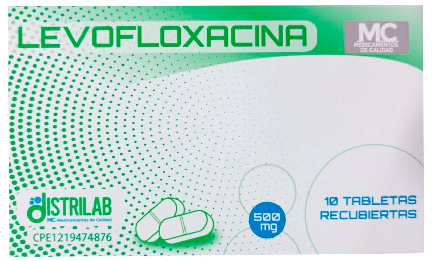 LEVOFLOXACINA 500MG x 10 TAB DISTRILAB