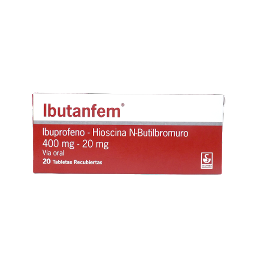 IBUTANFEM 400MG-20MG X 20TAB MEYER