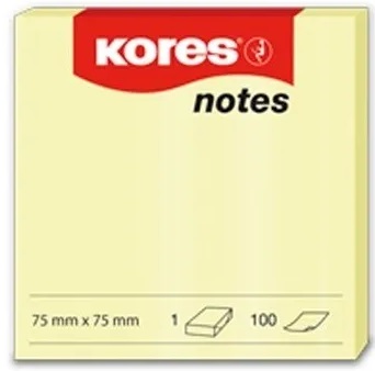 NOTAS KORES 5,1X7,6CM 100H AMARILLA