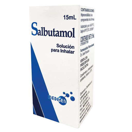 SALBUTAMOL SOLUC PARA INHALAR  15ML MEDIGEN