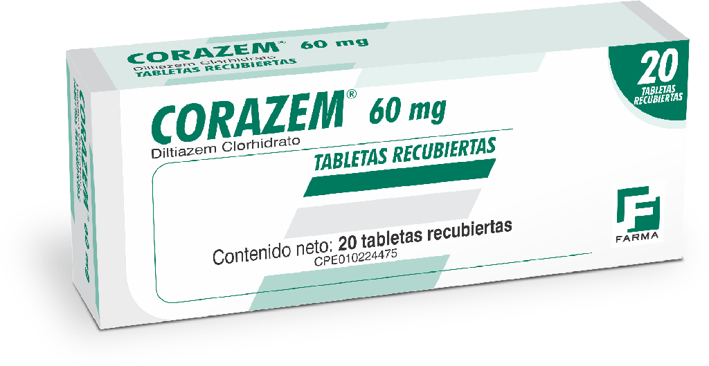 CORAZEM 60MG x 20 TABLETAS