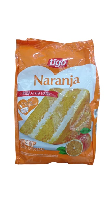MEZCLA DE TORTA TIGO 400GR ZANAHORIA