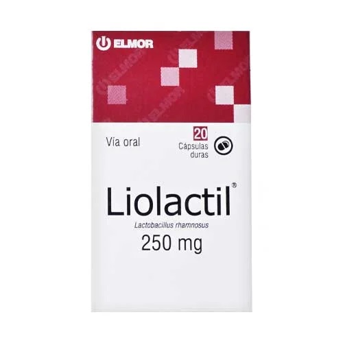 LIOLACTIL 250MG x 20 CAPSULAS ELMOR