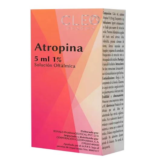 ATROPINA 1% X 5ML SOL OFTA CLEO PHARMA
