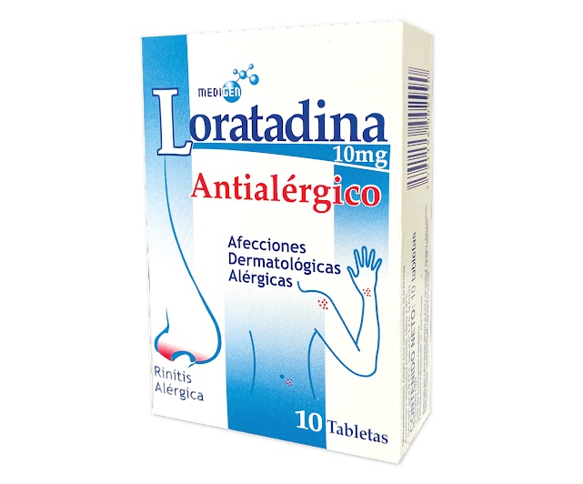 LORATADINA 10MG X 10 TABLETAS MEDIGEN