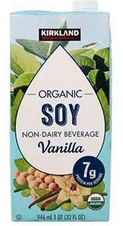 LECHE DE SOYA KIRKLAND 946ML  UHT