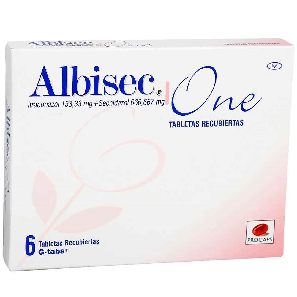 ALBISEC ONE 133,33MG+666,667MG X 6TAB VIVAX