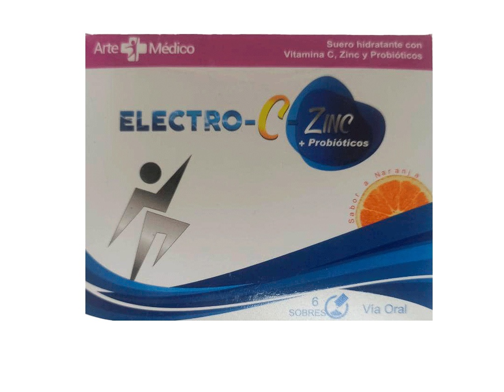 ELECTRO C ZINC + PROBIOTICOS X 6 SOBRES ARTE MEDICO