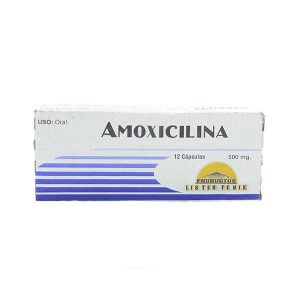 AMOXICILINA 500MG X 12CAPS LISTER FENIX