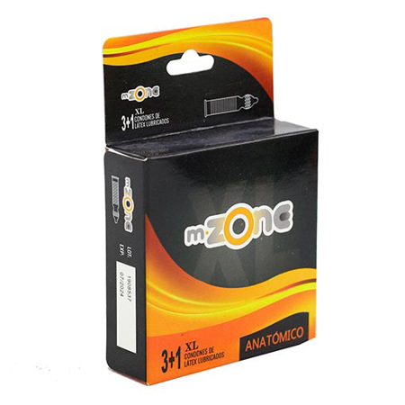 PRESERVATIVO MZONE 4UND XL ANATOMICO