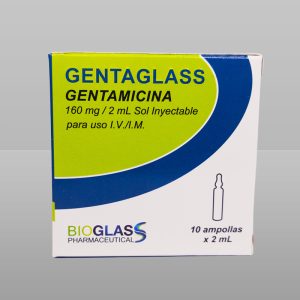 GENTAGLASS 160MG/2ML X 1AMP IM IV GENTAMICINA BIOGLASS