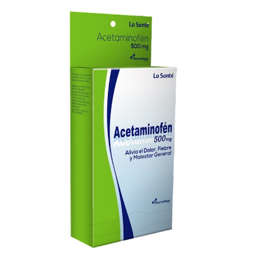 ACETAMINOFEN 500MG X 5TAB BLISTER LA SANTE***