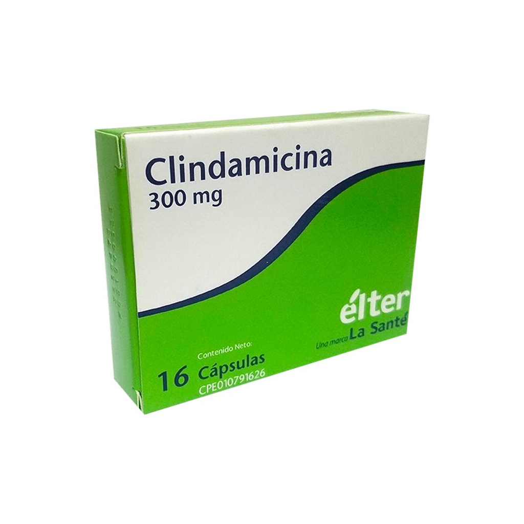 CLINDAMICINA 300MG X 16CAPS LA SANTE