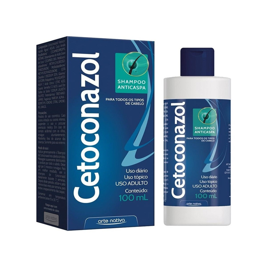 CETOCONAZOL SHAMPOO 100ML ARTE NATIVA