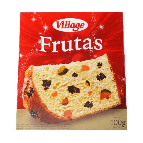 PANETTON VILLAGE 400GR DE FRUTAS