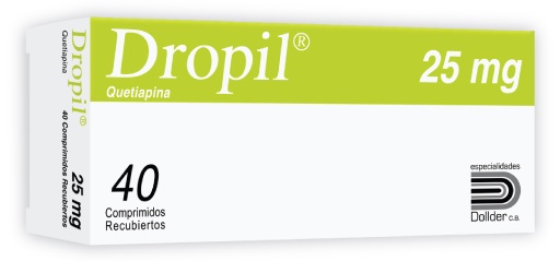 DROPIL 25MG X 40COMP QUETIAPINA DOLLDER