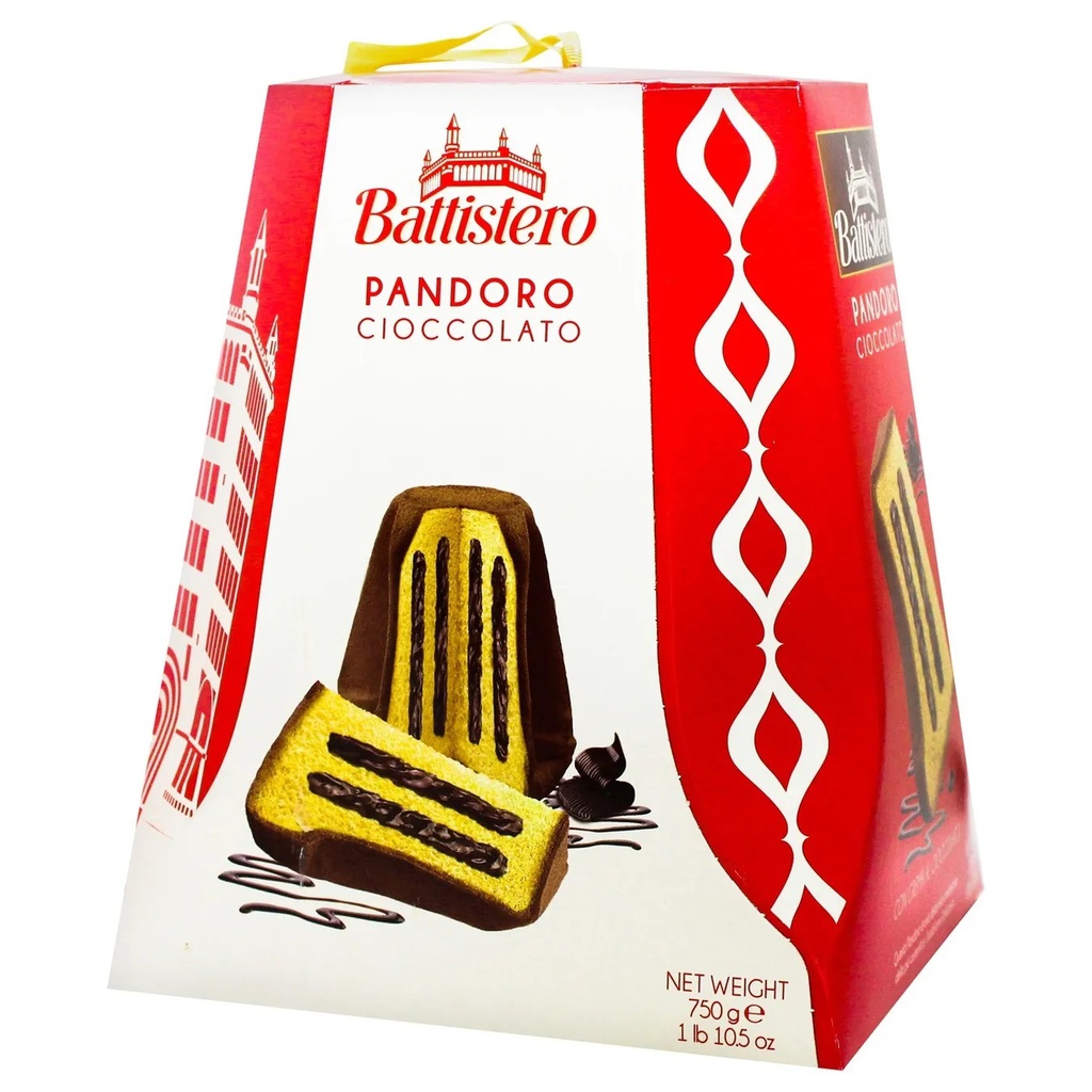 PANDORO BATTISTERO 750GR DE CHOCOLATE