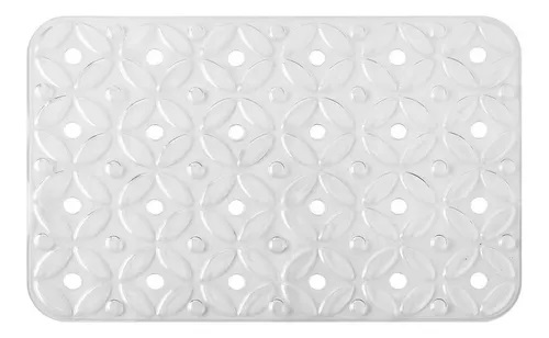 ALFOMBRAS PVC 70X35 AZUL CONCHA TRANSPARENTE