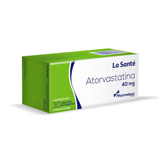 ATORVASTATINA 40MG X 30TAB LA SANTE
