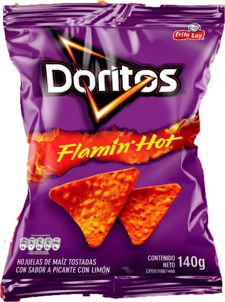 SNACK DORITOS 140GR FLAMIN HOT