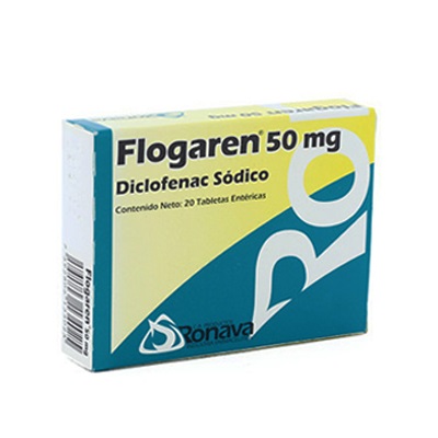 FLOGAREN DICLOFENAC SOD 50MG X 20TAB RONAVA