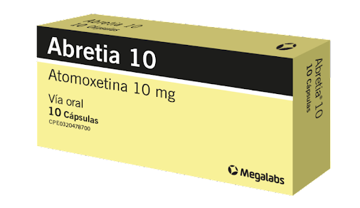 ABRETIA 10MG X 10CAPS ATOMOXETINA MEGALABS