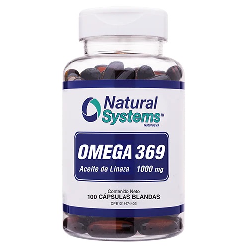 OMEGA 369-ACEITE LINAZA 1000MGX100CAPS NATURAL SYSTEMS