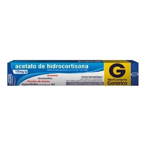 ACETATO DE HIDROCORTISONA CREMA 10MG/G X 15G TEUTO