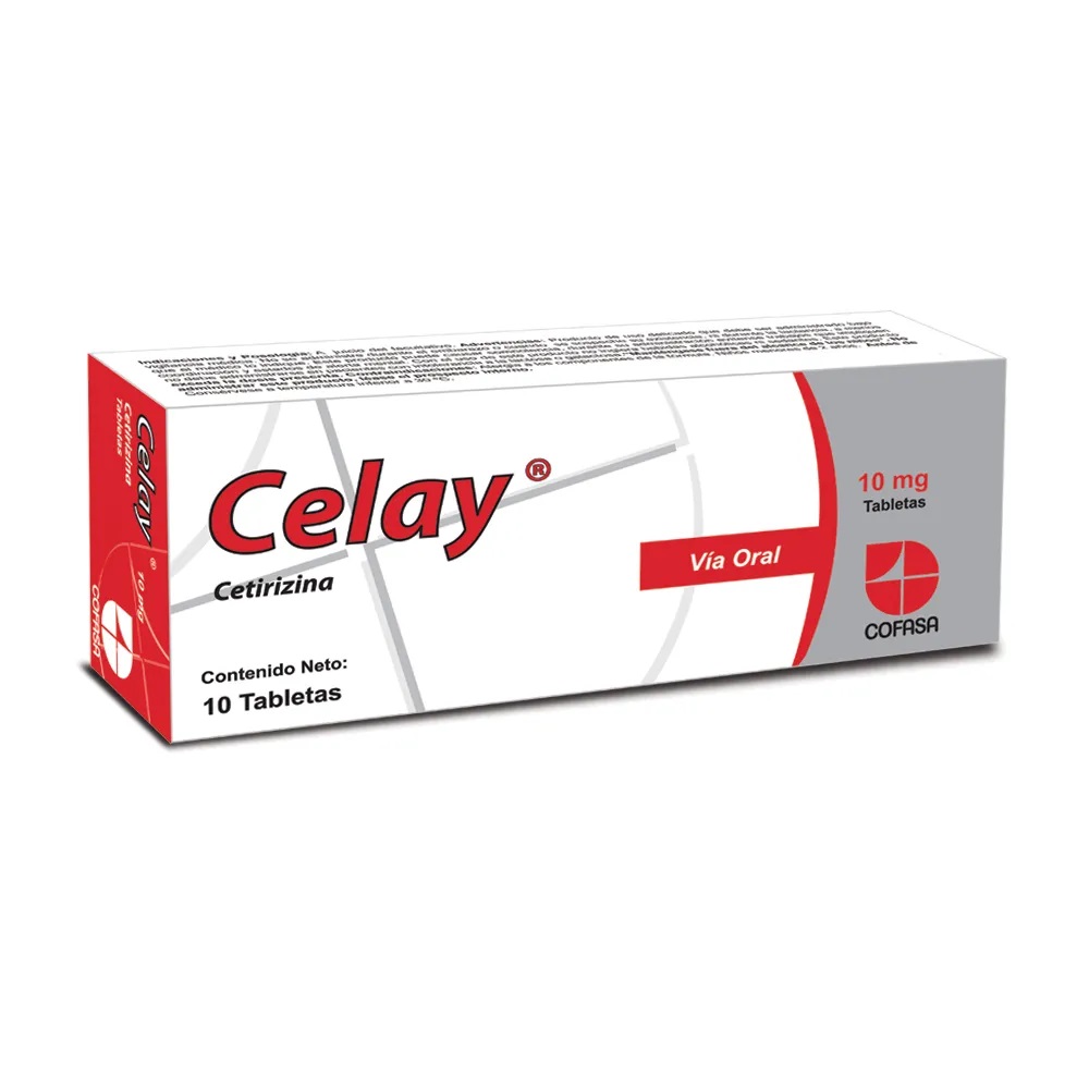 CELAY 10MG X 10TABLETAS COFASA