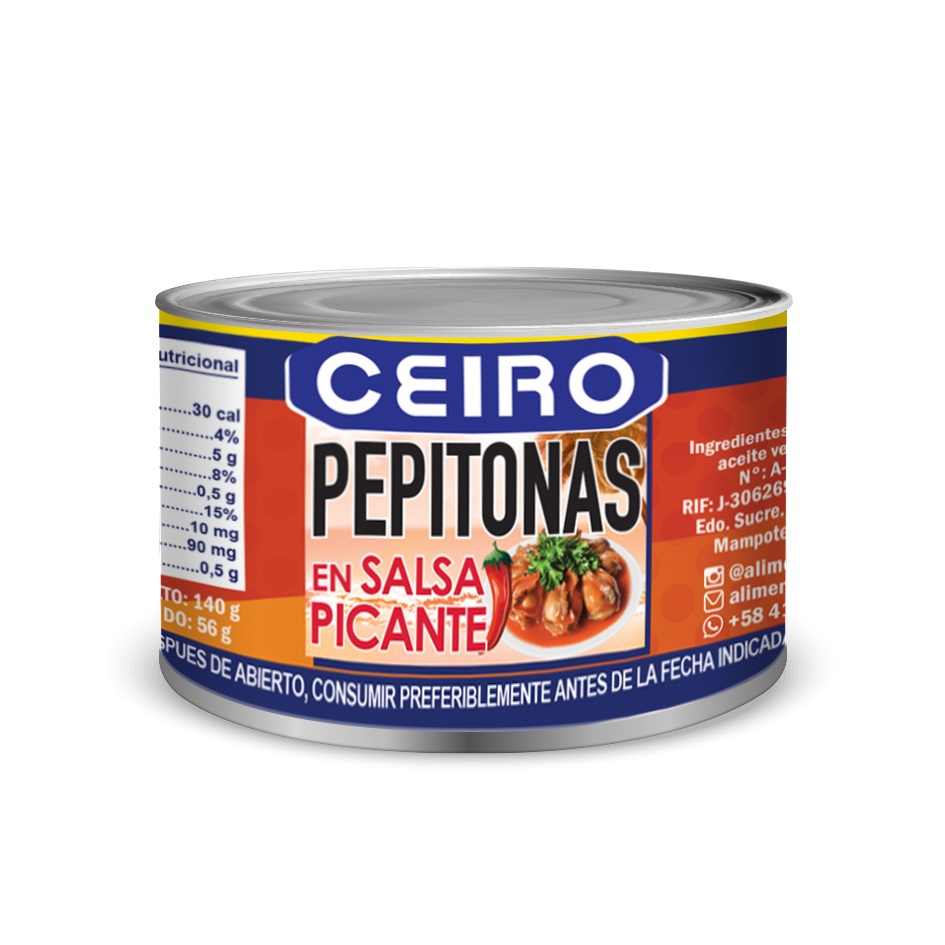 PEPITONA  CEIRO 140GR PICANTE