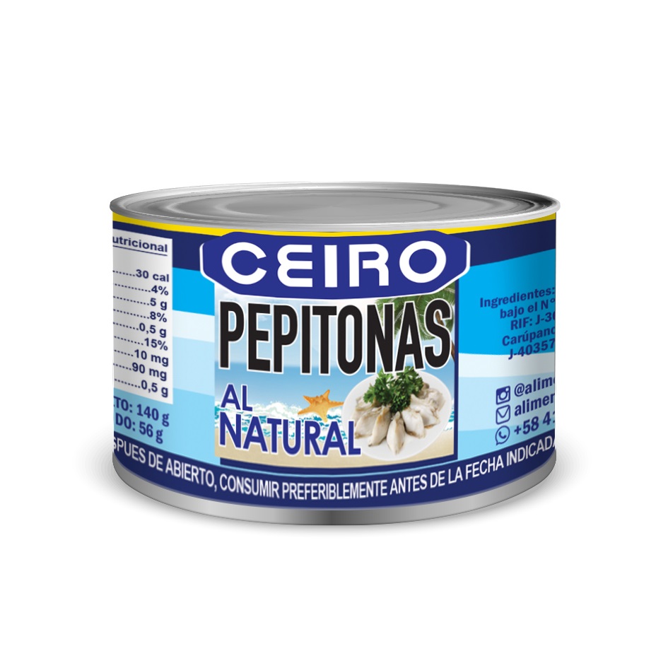 PEPITONA CEIRO 140GR NATURAL