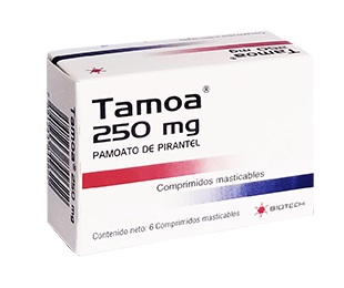 TAMOA 250MG X 6COMPRIMIDOS MASTICABLES BIOTECH