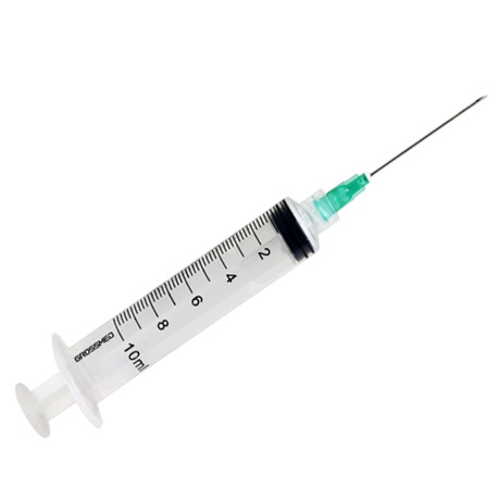 JERINGA 10ML 21G X 1 1/2 METROFARM