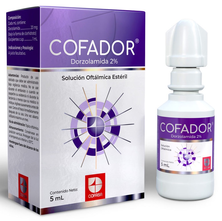 COFADOR SOLUC OFT 2% X 5ML COFASA
