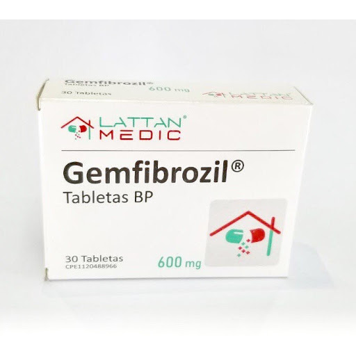 GEMFIBROZIL BP 600MG X 30TAB LATTAN MEDIC