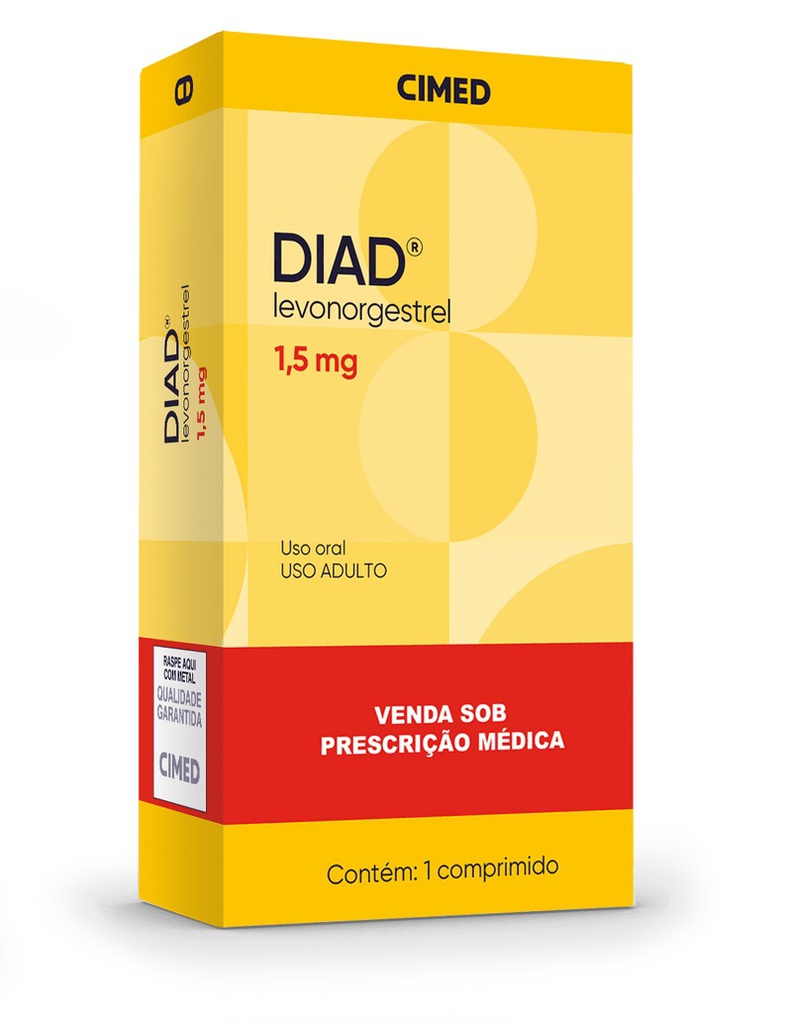 DIAD 1,5MG X 1 COMPRIMIDO CIMED