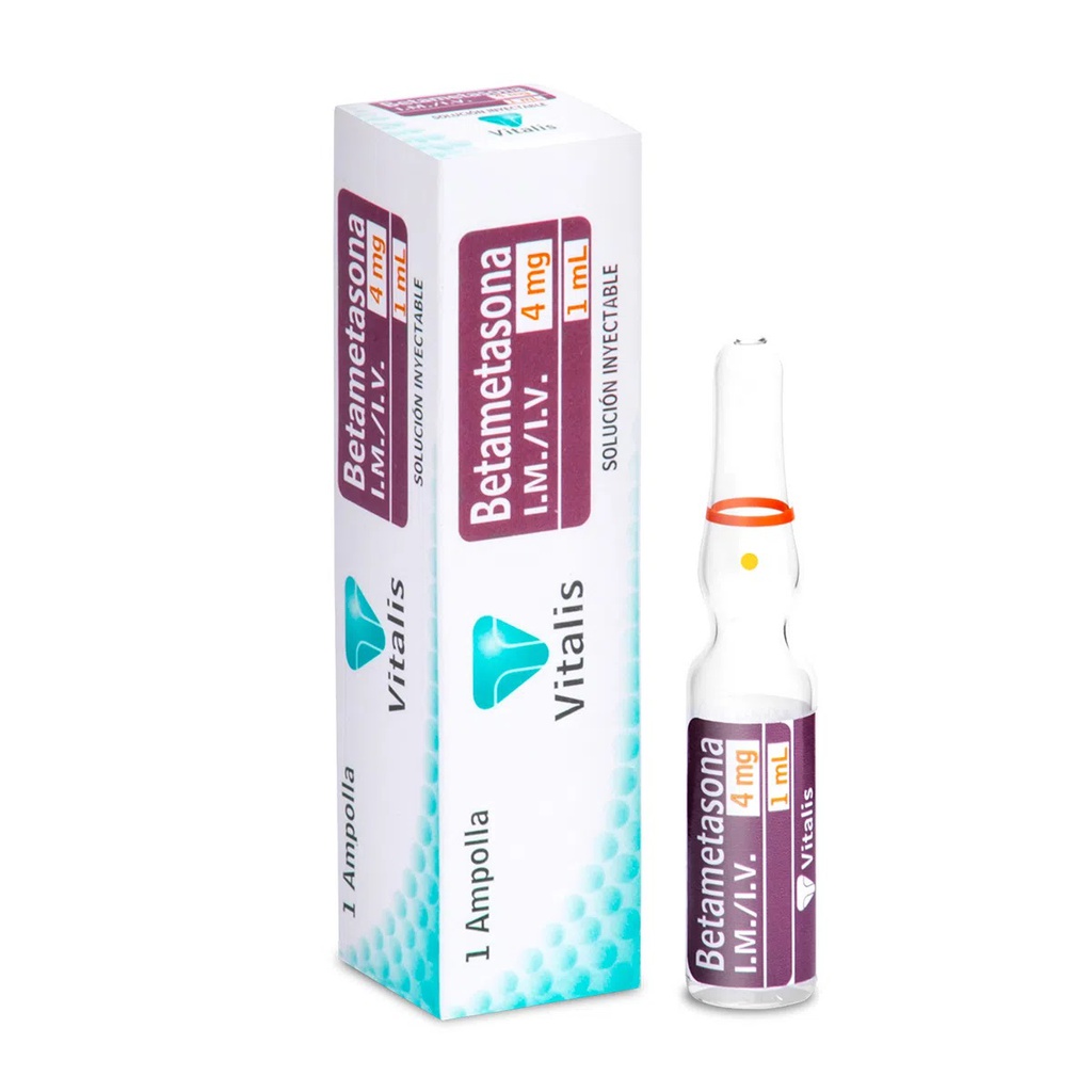 BETAMETASONA 4MG X 1AMPOLLA VITALIS