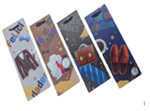 BOLSA DE REGALO TIPO BOTELLA TODA OCASION