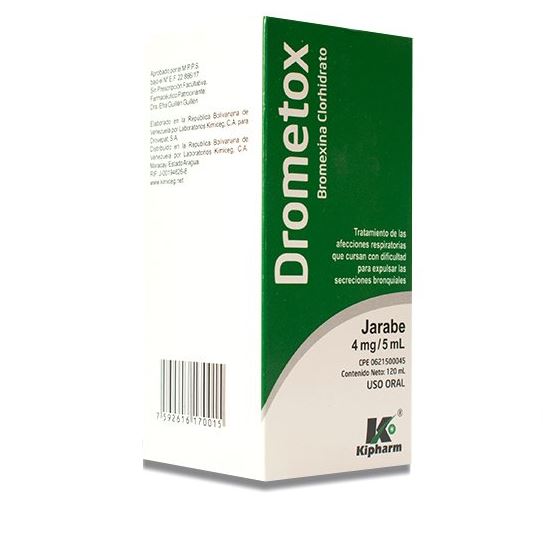 DROMETOX 4MG/5ML X 120ML KIPHARM