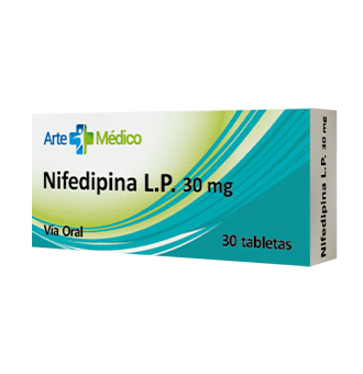NIFEDIPINA L.P 30MG X 30 TAB ARTE MEDICO