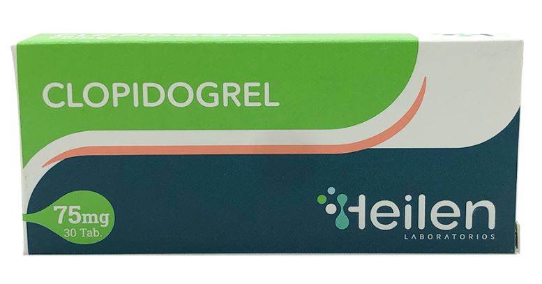 CLOPIDOGREL 75MG X 30TABLETAS HEILEN