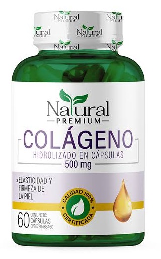 COLAGENO HIDROLIZADO 500MG X 60 CAPS NATURAL PREMIEM
