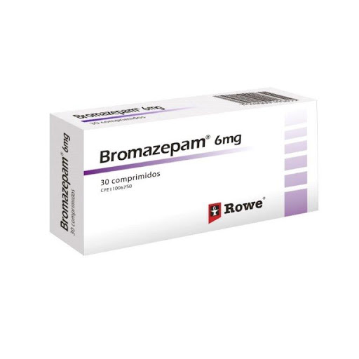BROMAZEPAM 6MG X 30 COMPRIMIDOS ROWE