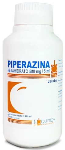 PIPERAZINA 500MG 5ML X 120ML BIOQUIMICA