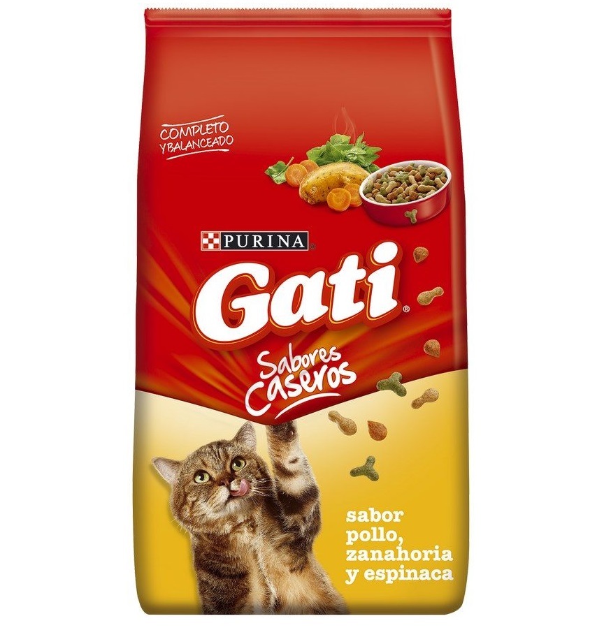 ALIMENTO P/GATO GATSY 8KG POLLO ZANAHORIA ESPINACA