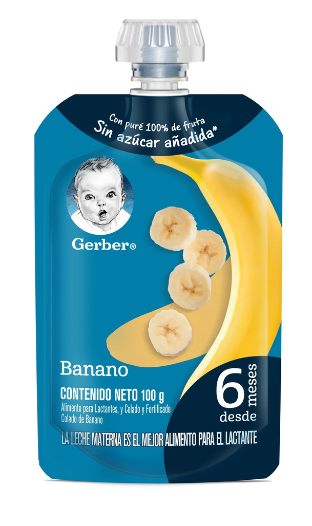 COLADO GERBER 100GR BANANA POUCH