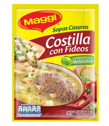 SOPA MAGGI 50GR COSTILLA CON FIDEO