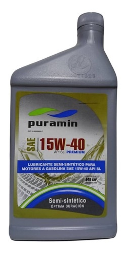ACEITE PURAMIN 15W40 SEMI SINTETICO